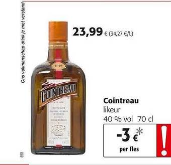 Colruyt Cointreau Likeur aanbieding