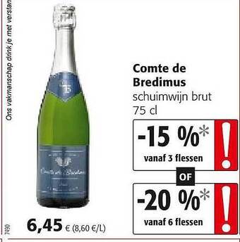 Colruyt Comte De Bredimus aanbieding