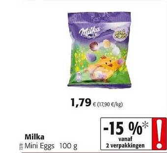 Colruyt Milka Mini Eggs aanbieding