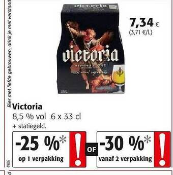 Colruyt Victoria 8.5% Vol aanbieding