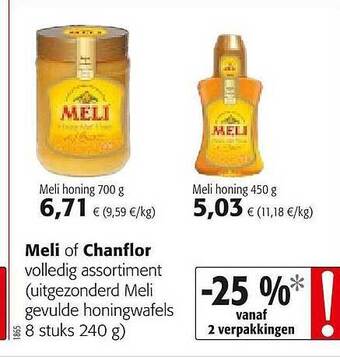 Colruyt Meli Honing aanbieding