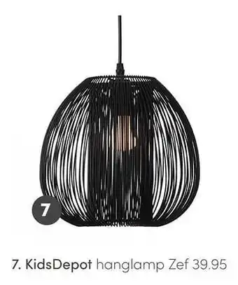 Baby & Tiener Kidsdepot hanglamp zef aanbieding