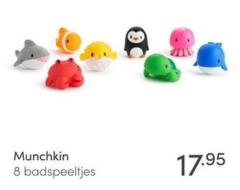 Baby & Tiener Munchkin 8 badspeeltjes aanbieding