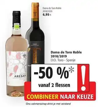 Dama de toro roble 2018-2019 d.o. toro - spanje