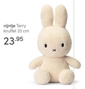 Baby & Tiener Nijntje terry knuffel aanbieding