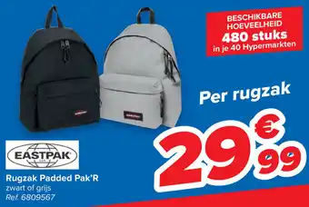 Carrefour Eastpak Rugzak Padded Pak'R aanbieding