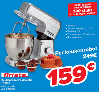 Carrefour Ariete Keukenrobot Pastamatic 1598/1 aanbieding