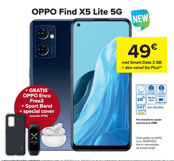 Carrefour Oppo Find X5 Lite 5G aanbieding