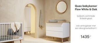 Baby & Tiener Quax babykamer flow white + oak aanbieding