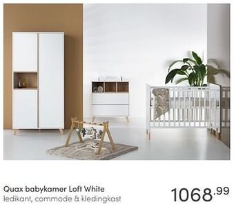Baby & Tiener Quax babykamer loft white aanbieding