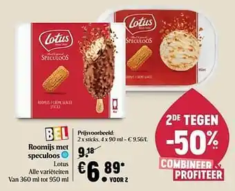 Roomijs met speculoos lotus