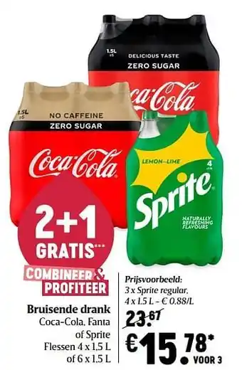 Delhaize Sprite regular aanbieding