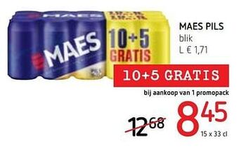 Spar Colruyt Maes pils aanbieding