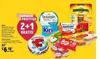 Delhaize Smeerkaas, la vache qui rit, l`original aanbieding