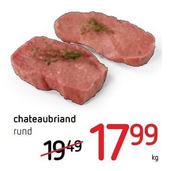 Spar Colruyt Chateaubriand rund aanbieding