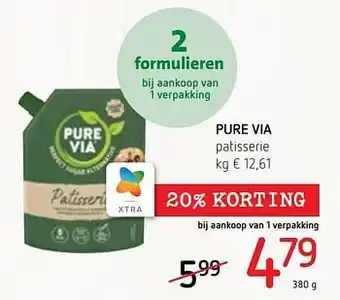 Spar Colruyt Pure via patisserie aanbieding