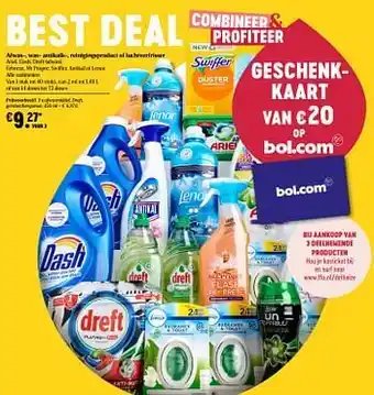 Delhaize Afwasmiddel, dreft, gember-bergamot aanbieding