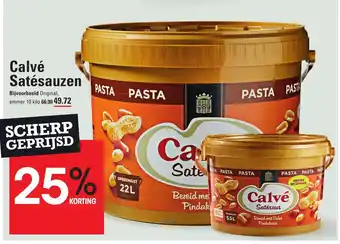 Sligro Calvé Satésauzen aanbieding