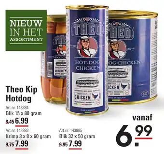 Sligro Theo Kip Hotdog aanbieding