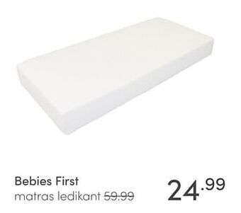 Baby & Tiener Bebies first matras ledikant aanbieding