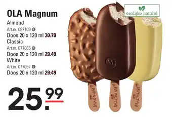 Sligro Ola Magnum Almond aanbieding