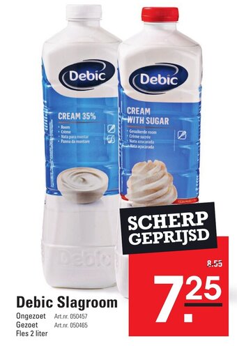 Sligro Debic Slagroom aanbieding
