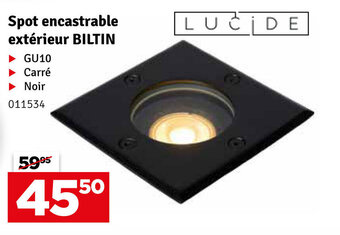 Mr Bricolage Lucide Spot encastrable exterieur Biltin aanbieding