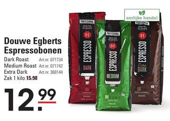 Sligro Douwe Egberts Espressobonen aanbieding