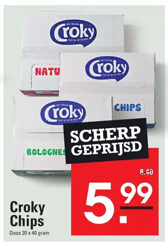 Sligro Croky Chips aanbieding