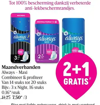 Always Maandverbanden