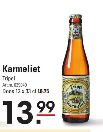 Sligro Karmeliet aanbieding