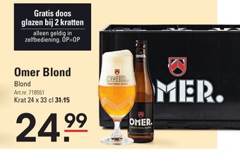 Sligro Omer blond aanbieding