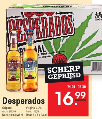 Sligro Desperados aanbieding