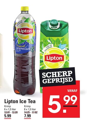 Sligro Lipton Ice Tea aanbieding