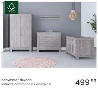 Baby & Tiener Babykamer nevada aanbieding