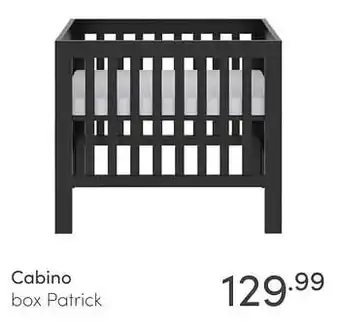 Baby & Tiener Cabino box patrick aanbieding