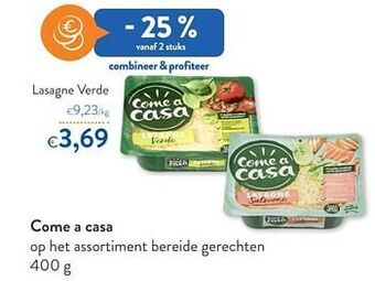 OKay Come a casa lasagne verde aanbieding