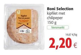 Colruyt Boni selection kipfilet met chilipeper aanbieding