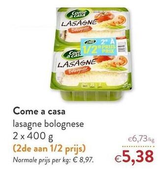 OKay Come a casa lasagne bolognese aanbieding