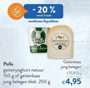 OKay Polle geitenkaas jong belegen aanbieding