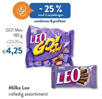 OKay Milka leo go! mini aanbieding