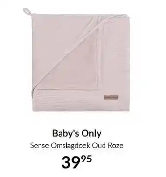 Baby`s only sense omslagdoek oud roze