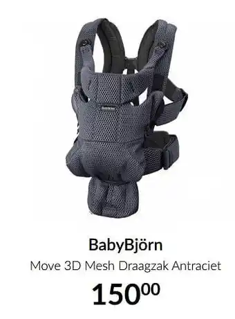 Babybjörn move 3d mesh draagzak antraciet
