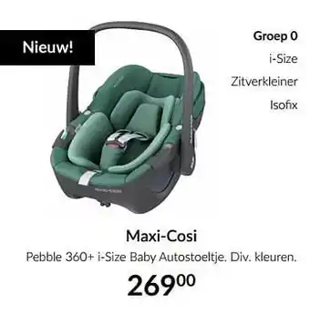 BabyPark Maxi-cosi pebble 360+ i-size baby autostoeltje aanbieding