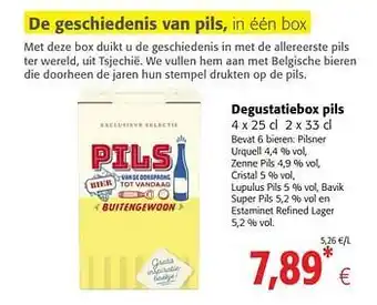Colruyt Degustatiebox pils aanbieding