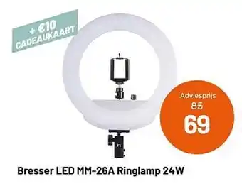 Kamera Express Bresser led mm-26a ringlamp 24w aanbieding