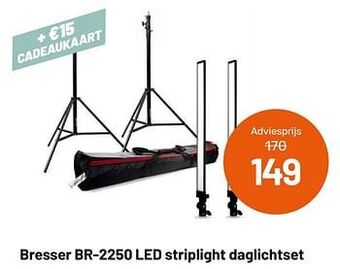 Kamera Express Bresser br-2250 led striplight daglichtset aanbieding