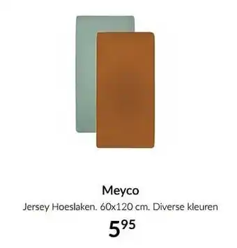 Meyco jersey hoeslaken