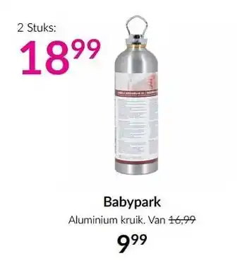 Babypark aluminium kruik
