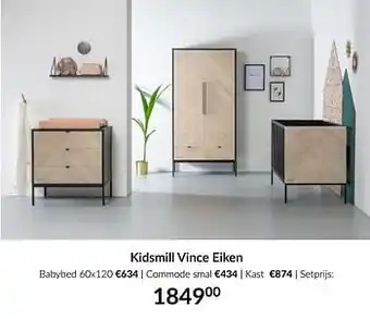 BabyPark Kidsmill vince eiken aanbieding
